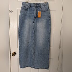 Classic Light Blue Straight Leg Jeans